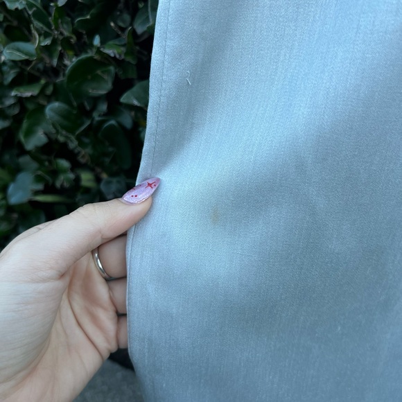 Escada Silver/ Gray Pencil Skirt Size 44 / Size XL - Picture 8 of 9